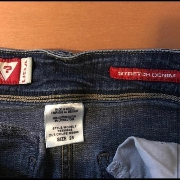 GUESS Stretch Mini Jean Skirt Size 26/ XS - Picture 3 of 4